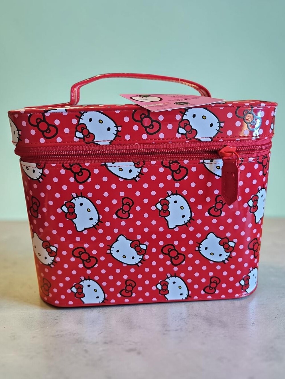 Hello Kitty Red Kids Carry Case Makeup Bag